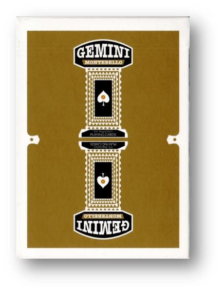 Gemini Casino Gold Playing Cards