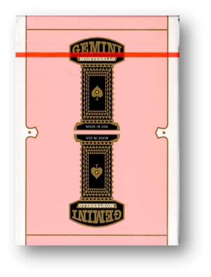 Gemini Casino Pink Playing Cards by Gemini