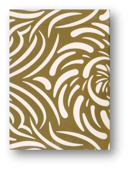 Turbulence (Gold) Playing Cards