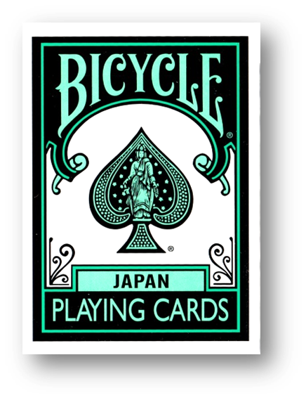 Bicycle Black Green Playing Cards JAPAN