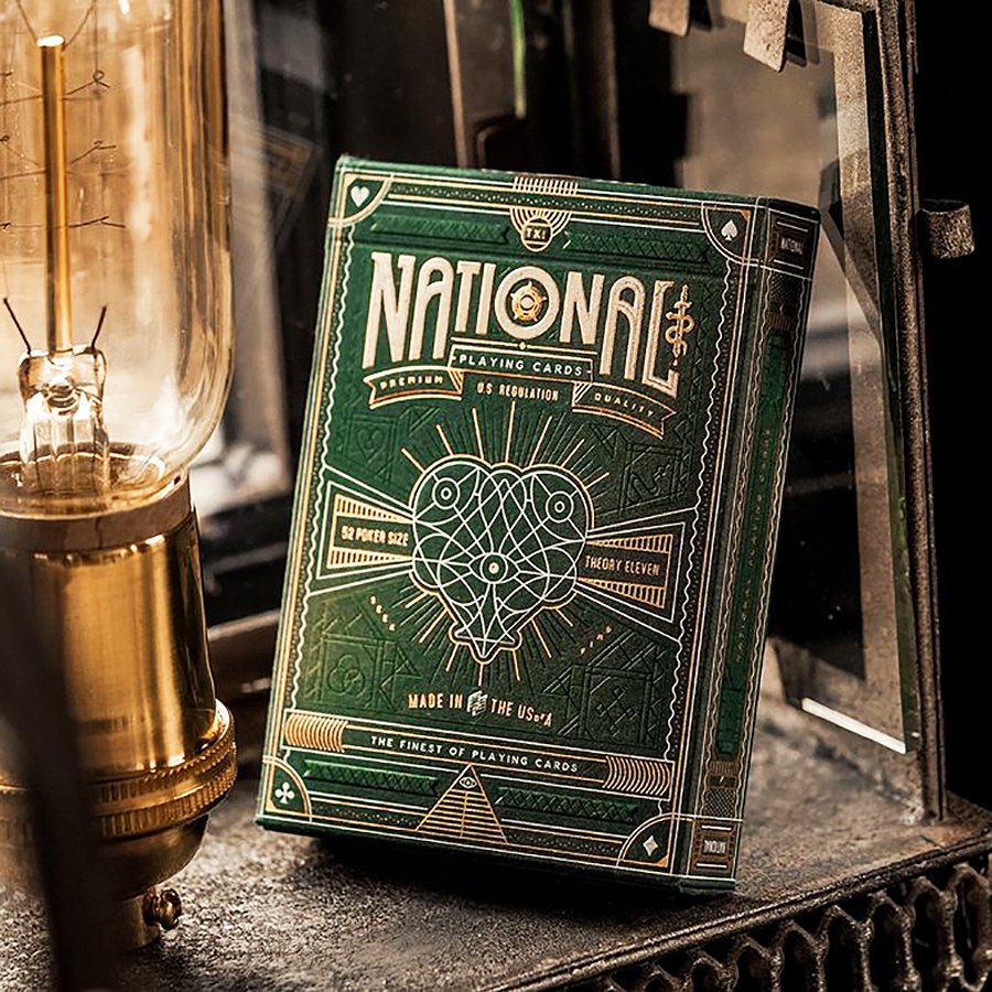 Green National Playing Cards by Theory 11