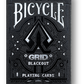 Limited Edition Bicycle Grid Blackout Playing Cards