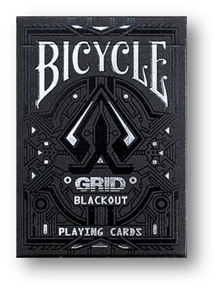 Limited Edition Bicycle Grid Blackout Playing Cards