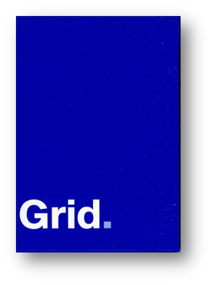 Grid Series Two - Typographic Playing Cards