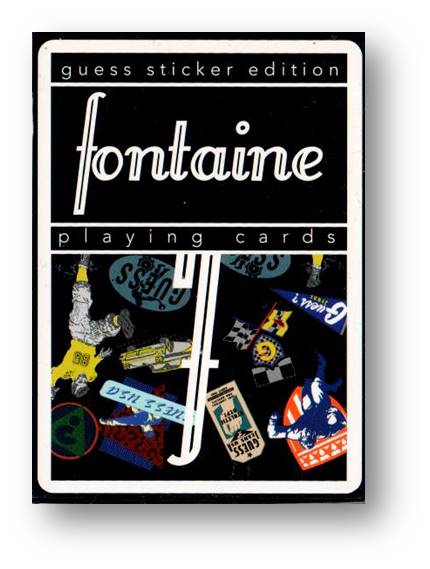 Fontaine: Guess Stickers Playing Cards