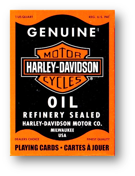 Harley Davidson Oil Playing Cards By USPCC