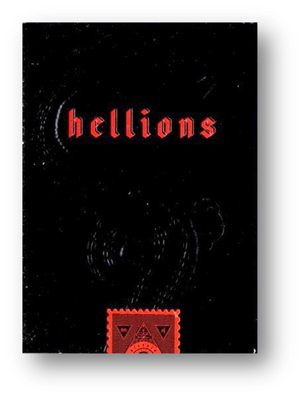 Red Hellions Playing Cards - Black Tuck