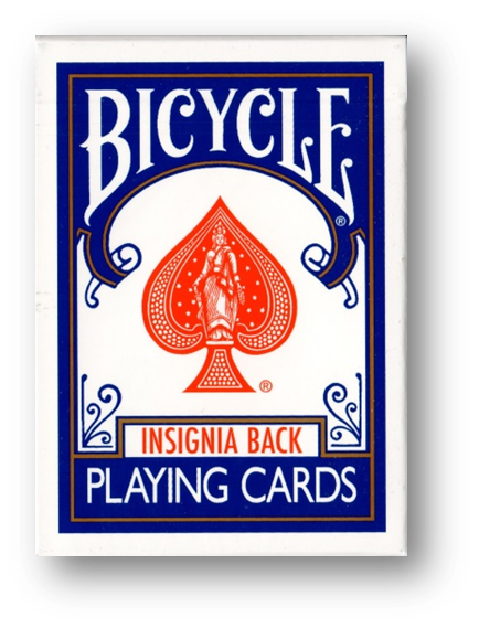 Bicycle Insignia Back (Blue) Playing Cards