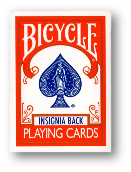 Bicycle Insignia Back (Red) Playing Cards