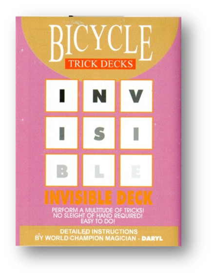 Invisible Deck Bicycle Mandolin (Red)