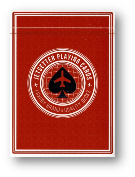 Premier Edition in Restricted Red by Jetsetter Playing Cards