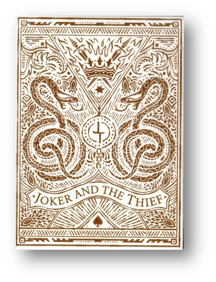 White Gold Edition V3 Playing Cards by Joker and the Thief Playing Cards