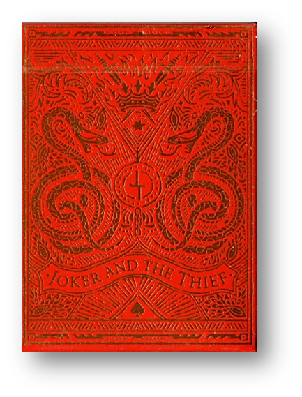 Blood Red Edition V3 Playing Cards by Joker and the Thief