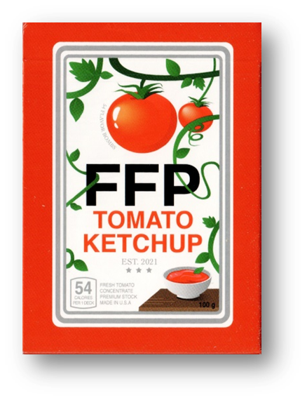 Ketchup Playing Cards by Fast Food Playing Cards