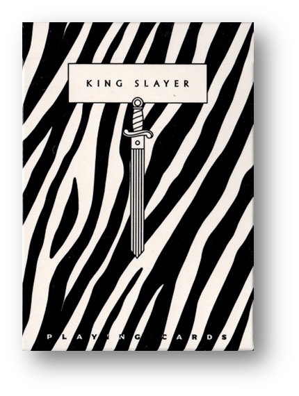 Zebra King Slayer Playing Cards by Ellusionist