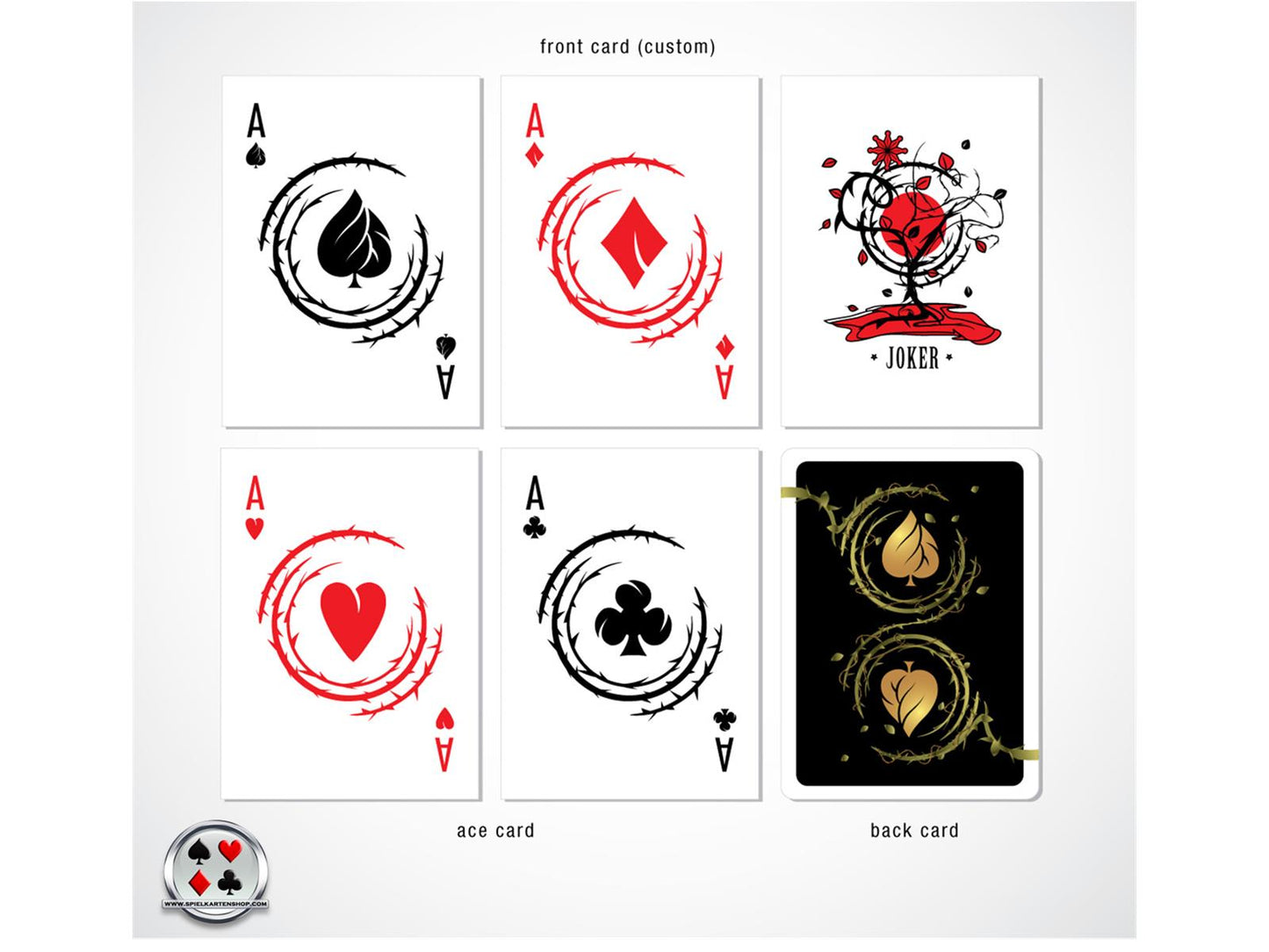 KIRA Playing Cards Slim Line Card Stock