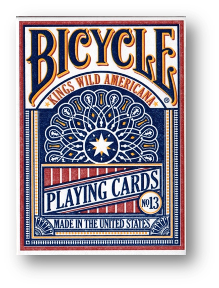 Kings Wild Bicycle Americana Playing Cards by Jackson Robinson