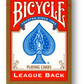 League Back - Bicycle Playing Cards ROT