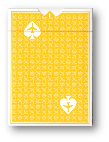 Lounge Edition in Taxiway Yellow by Jetsetter Playing Cards