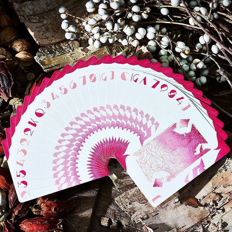 Lonely Wolf Pink Edition Playing Cards