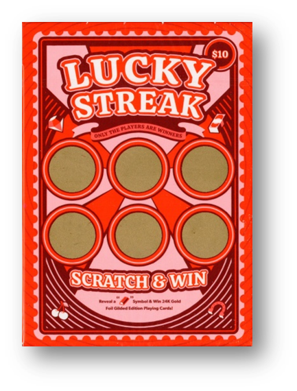 Scratch & Win Playing Cards by Riffle Shuffle