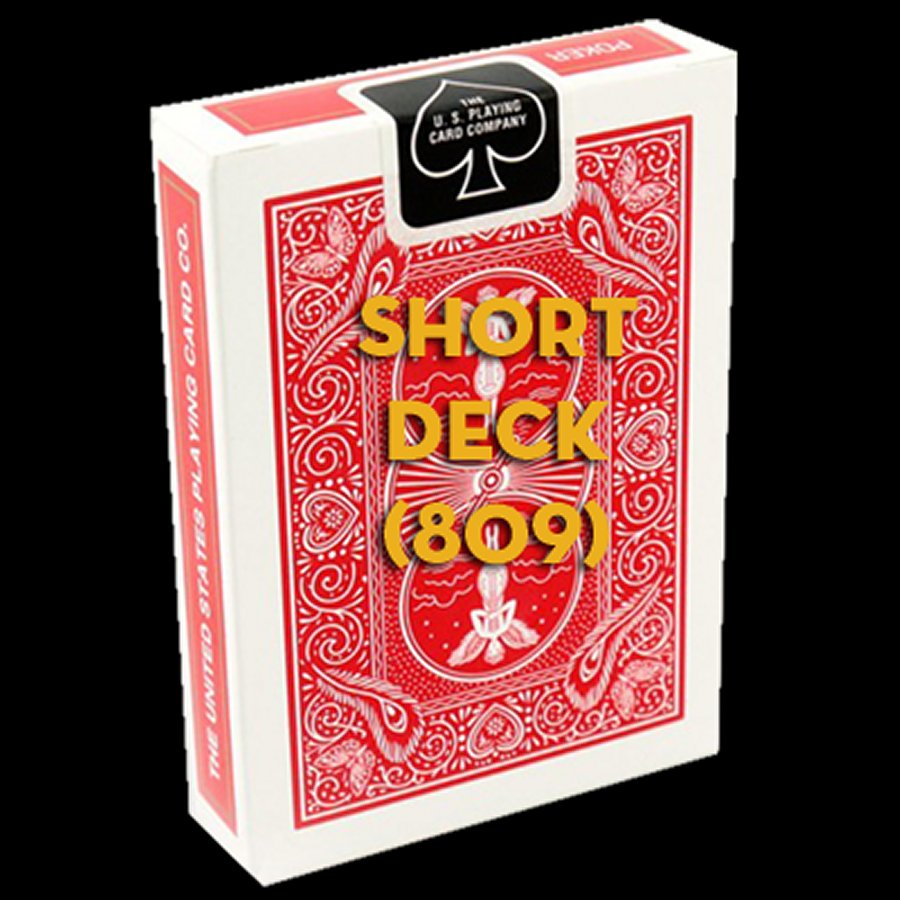 Short Bicycle Mandolin Deck 809 (Red)