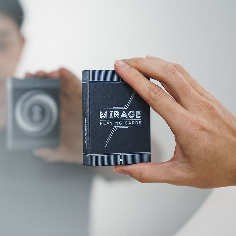 MIRAGE V4 Midnight Blue Playing Cards by Patrick Kun