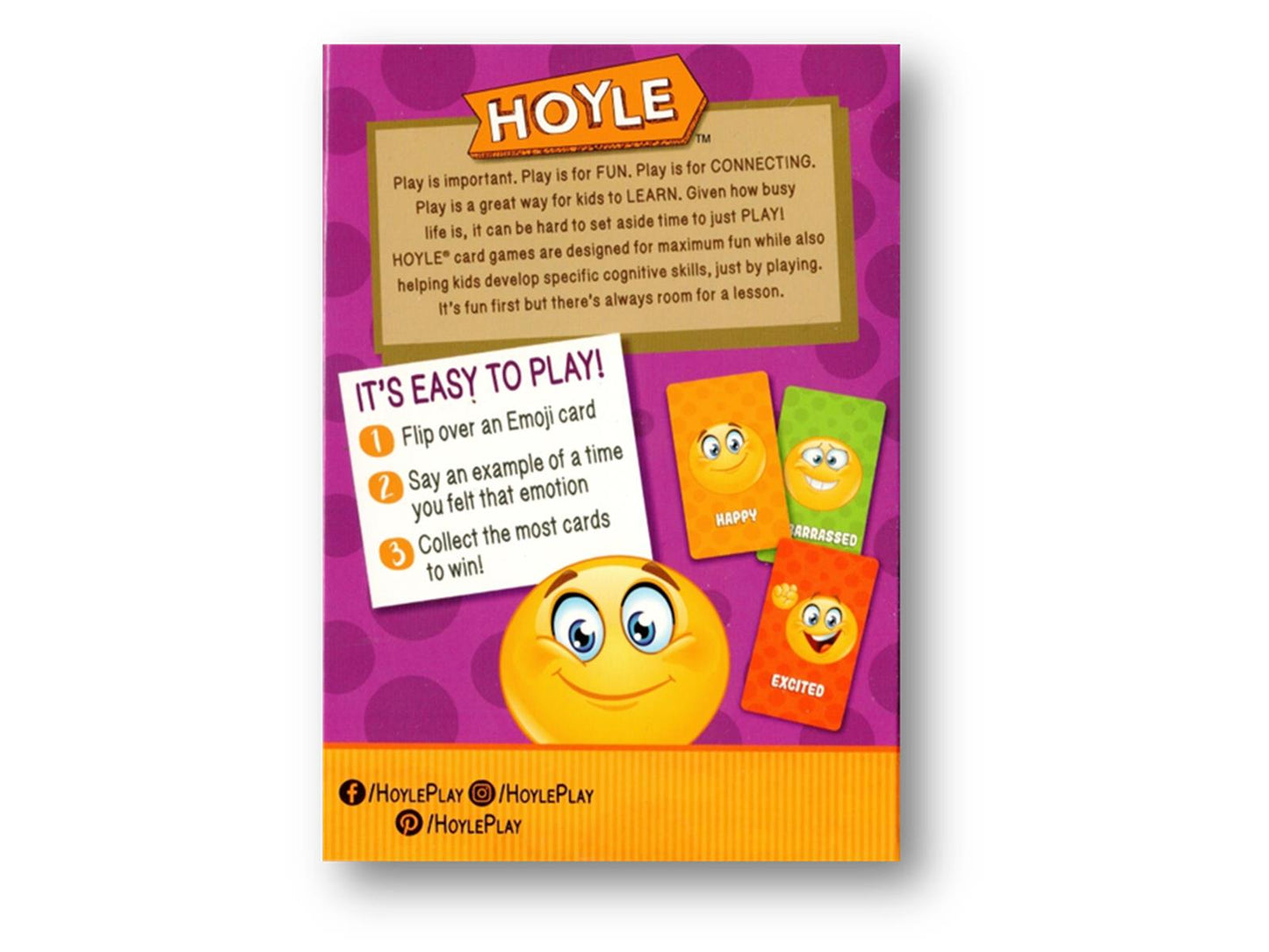 Hoyle Mixed Emojis Playing Cards by US Playing Card