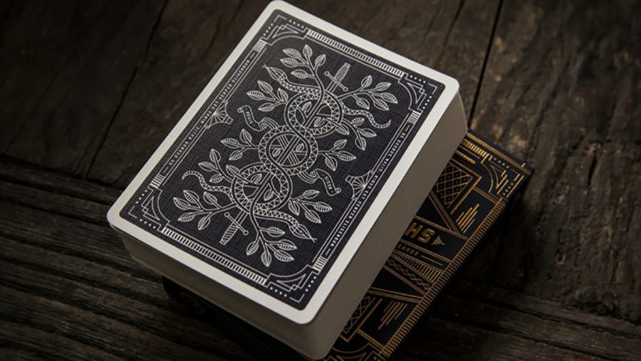 Monarch Black/Blue Playing Cards by Theory11