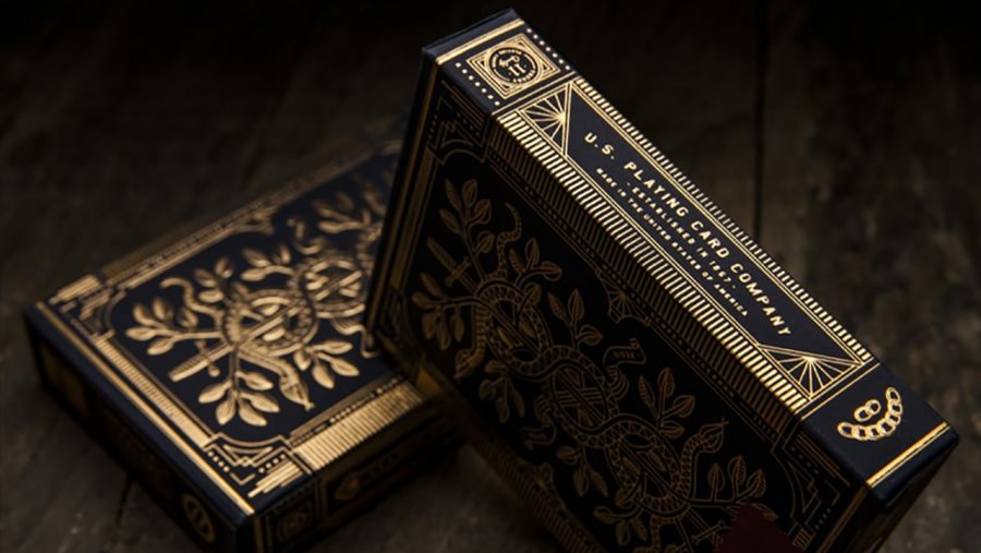 Monarch Black/Blue Playing Cards by Theory11