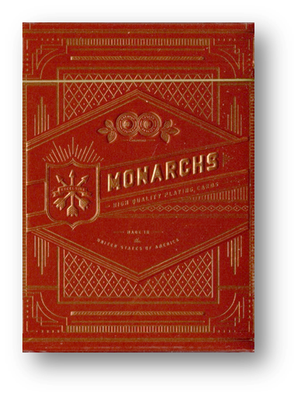 Monarch Red Playing Cards by Theory11