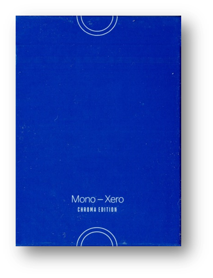 Mono - Xero: Chroma Edition (Blue) Playing Cards