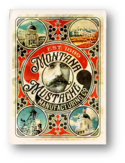 Clockwork: Montana Mustache Manufacturing Co. Playing Cards by fig 23