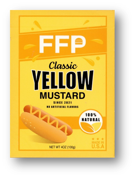 Mustard Playing Cards by Fast Food Playing Cards