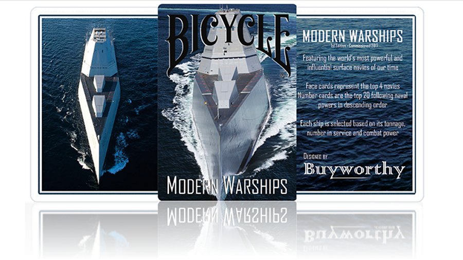 Bicycle Modern Warships Playing Cards