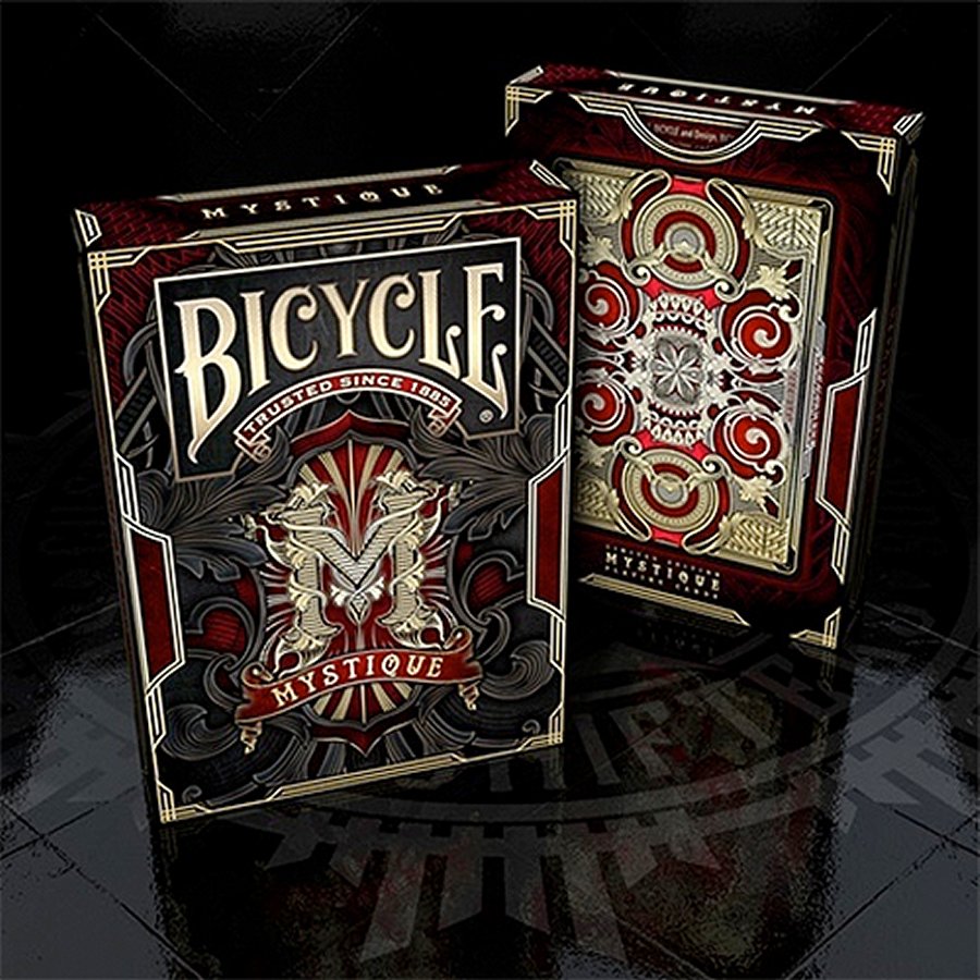 Bicycle - Mystique Red Playing cards