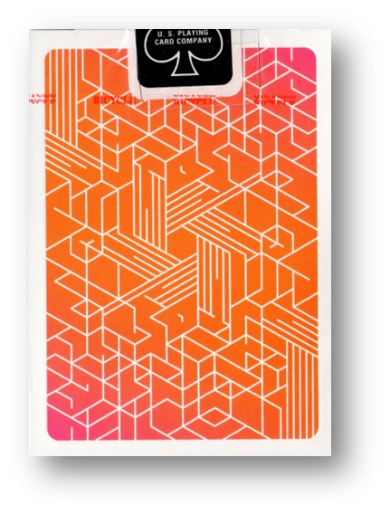 Orange Bump Neon Playing Cards by US Playing Card Co