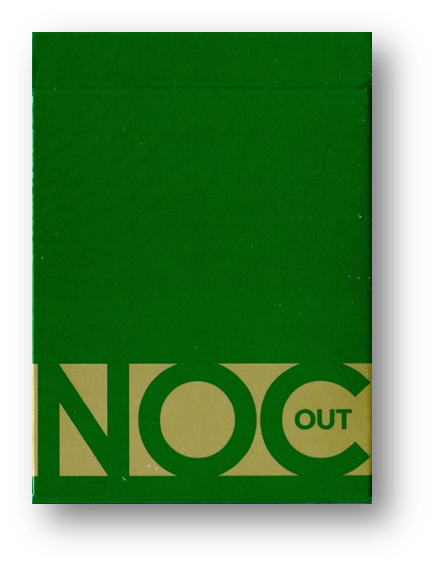 NOC Out: Green and Gold Playing Cards