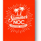 Summer NOC Pro Sunset (Orange) Playing Cards