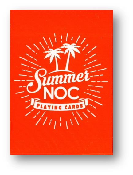 Summer NOC Pro Sunset (Orange) Playing Cards