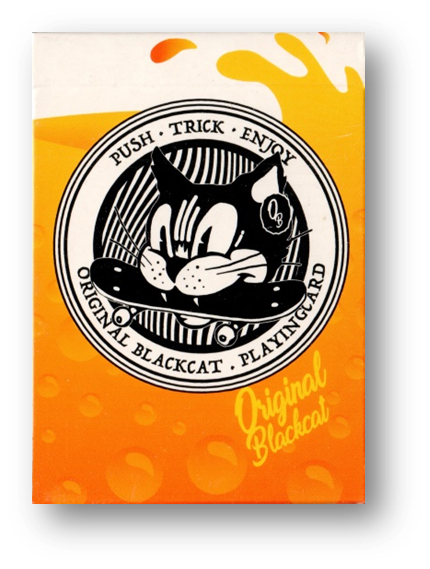 Original Blackcat Orange Milk Playing Cards