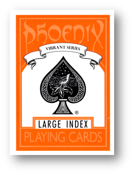 Phoenix Deck Large Index Vibrant Series ORANGE