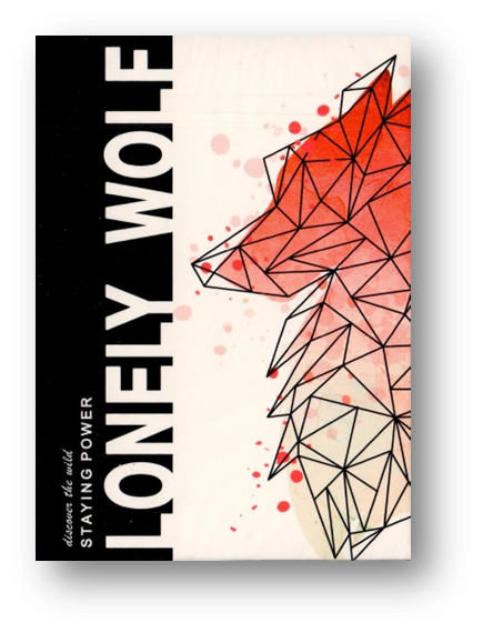 Lonely Wolf Pink Edition Playing Cards