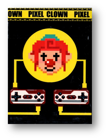 Pixel Clown Playing Cards