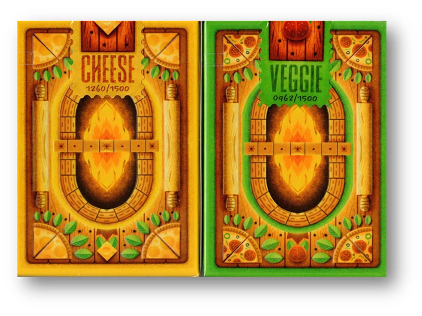 The Royal Pizza Palace Playing Cards Set by Riffle Shuffle