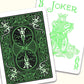 Bicycle Black Green Playing Cards JAPAN