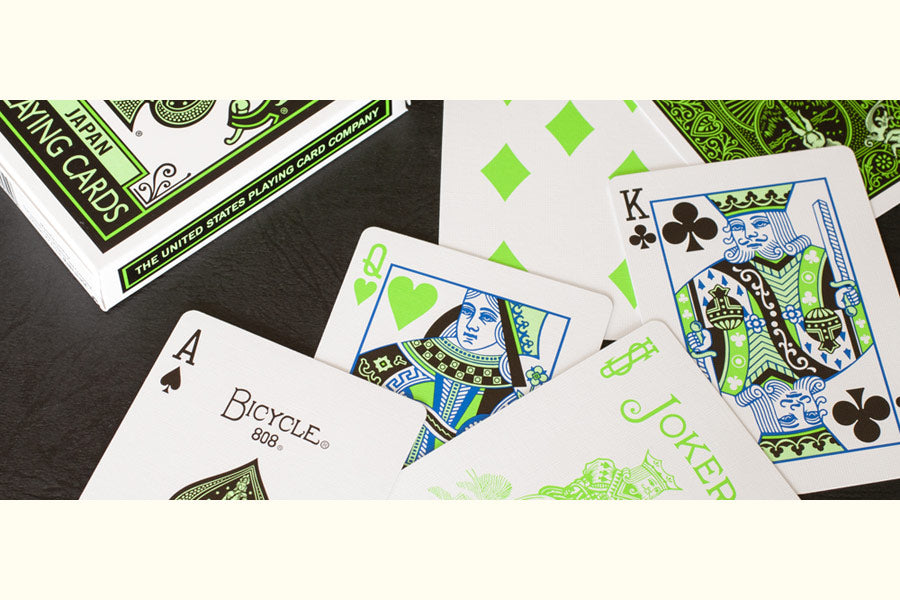 Bicycle Black Green Playing Cards JAPAN