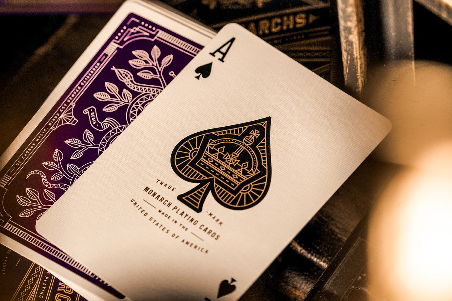 Monarch Purple Playing Cards by Theory11