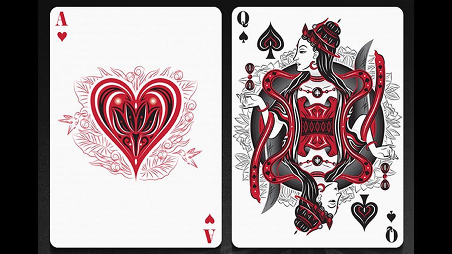 Realms (Red) Playing Cards