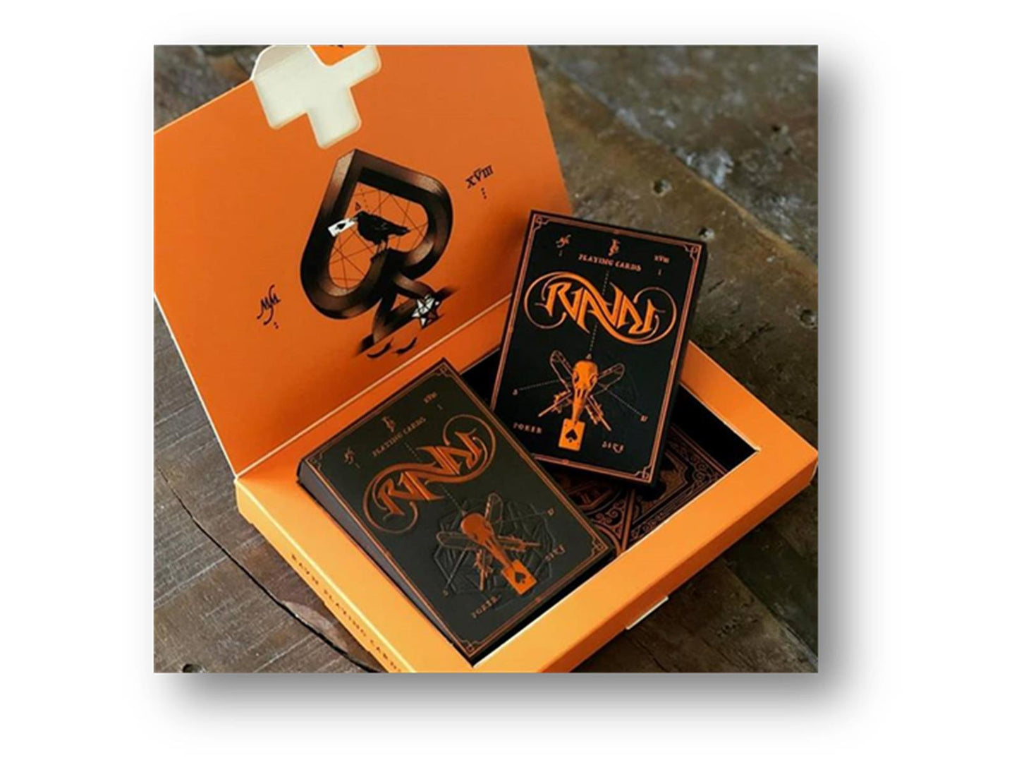 Dual Case with one Ravn Sol and one Ravn Mani Playing Card Set